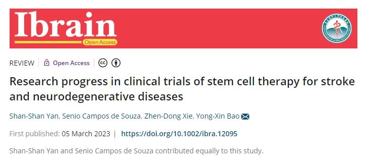 干細(xì)胞治療腦卒中的臨床試驗研究進(jìn)展