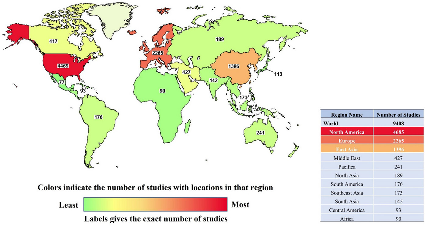圖2：截至2022年，在ClinicalTrials.gov上注冊的干細(xì)胞治療 (SCT) 臨床試驗數(shù)量。
