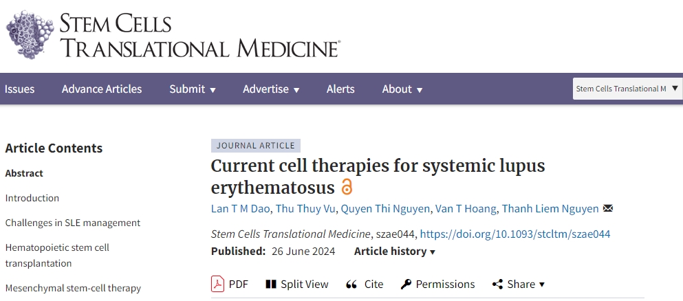 系統(tǒng)性紅斑狼瘡的當(dāng)前細(xì)胞療法