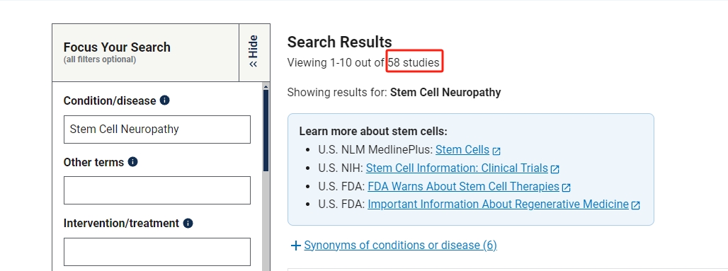 干細胞治療神經病變的臨床研究進展