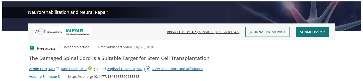一項(xiàng)為期六年的隨訪臨床評估揭示了神經(jīng)干細(xì)胞移植治療的短期和長期手術(shù)和醫(yī)療安全性。
