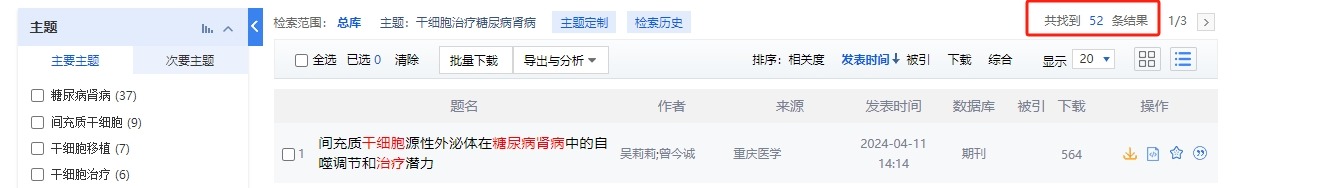 干細胞治療糖尿病腎病臨床研究進展 干細胞治療糖尿病腎病臨床研究進展