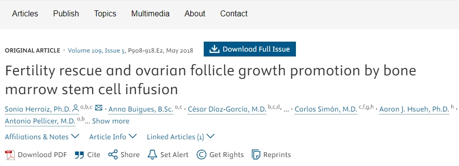 通過骨髓干細(xì)胞輸注挽救生育能力并促進(jìn)卵泡生長 通過骨髓干細(xì)胞輸注挽救生育能力并促進(jìn)卵泡生長