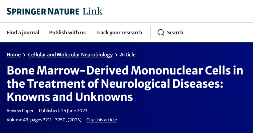 骨髓來源的單核細胞在神經(jīng)系統(tǒng)疾病治療中的應(yīng)用：已知與未知