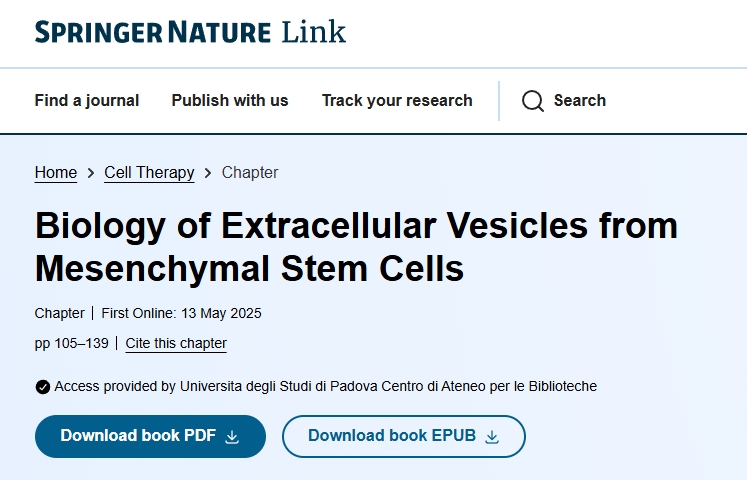間充質干細胞胞外囊泡的生物學