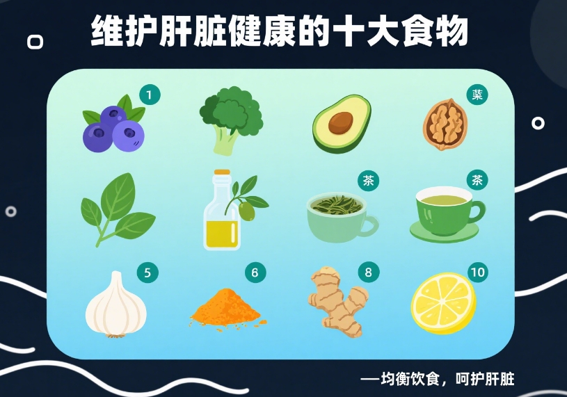 維護肝臟健康應該吃什么？那十大食物適合維護肝臟健康？