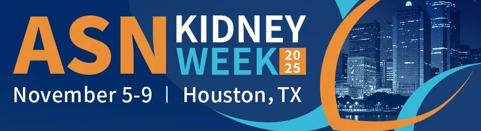 美國腎臟病學會Kidney Week 2025
