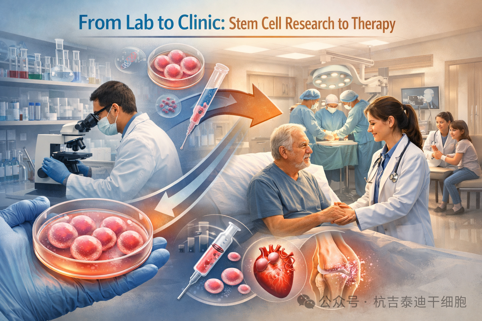 從實驗室到臨床：干細胞研究如何轉化為治療